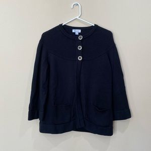 Black simple cardigan perfect for cold days!